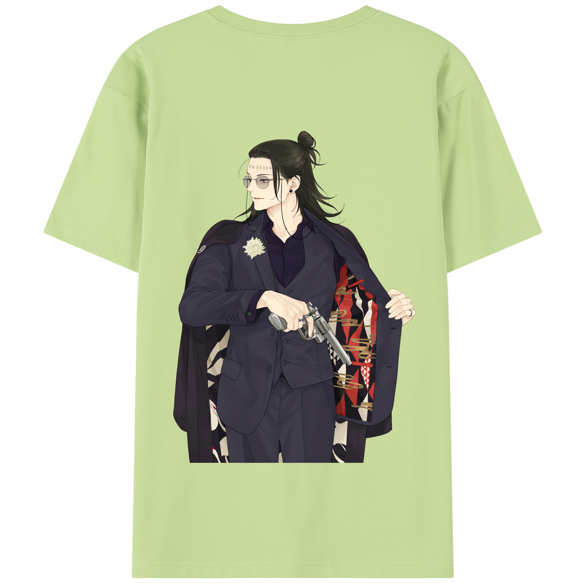 （画像用） 呪術廻戦 Jujutsu Kaisen 綿100％半袖Tシャツ（背面プリント）
